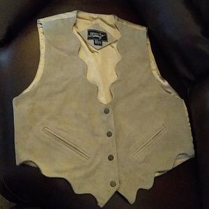 Suede vest
